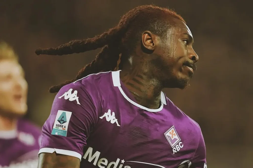 Kean esulta dopo un gol