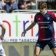 Palestra durante Cagliari-Cremonese