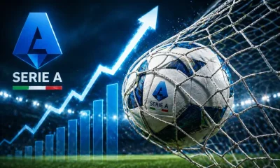 Pallone serie A in rete