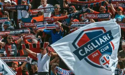 Tifosi Cagliari allo stadio