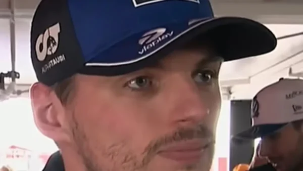 Max Verstappen dopo una gara di Formula 1