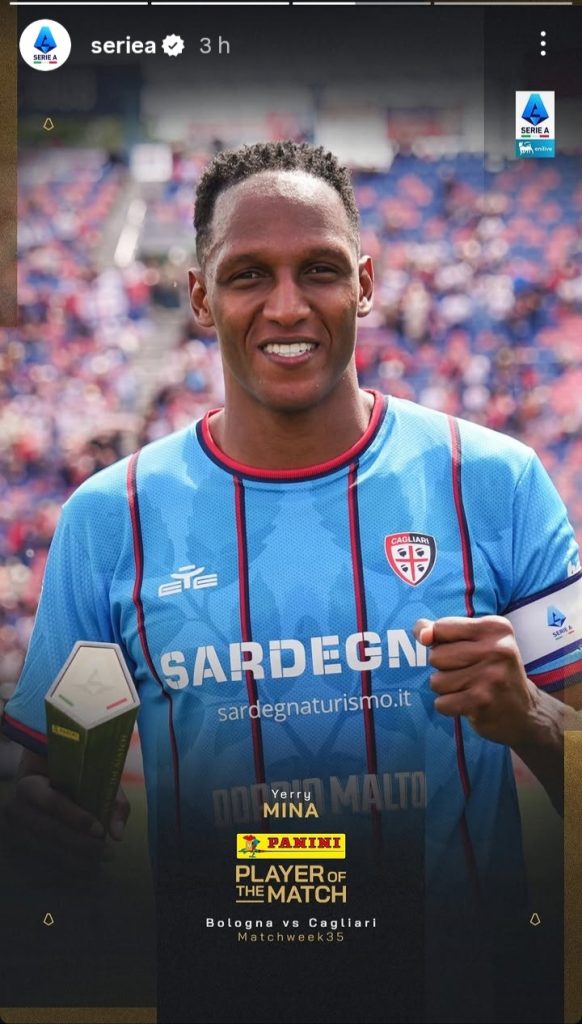 Bologna Cagliari, Mina eletto MVP della sfida al Dall'Ara! - FOTO 27 WhatsApp Image 2026 05 03 at 17.58.17