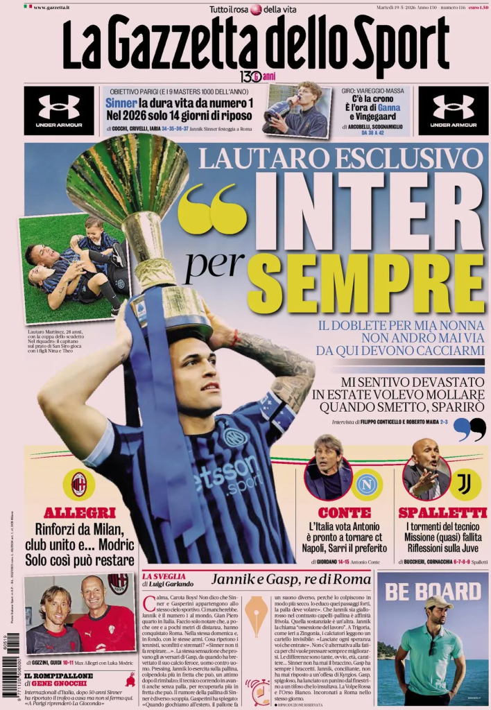 Rassegna stampa Cagliari: prime pagine quotidiani sportivi - 19 maggio 2026 27 image 19
