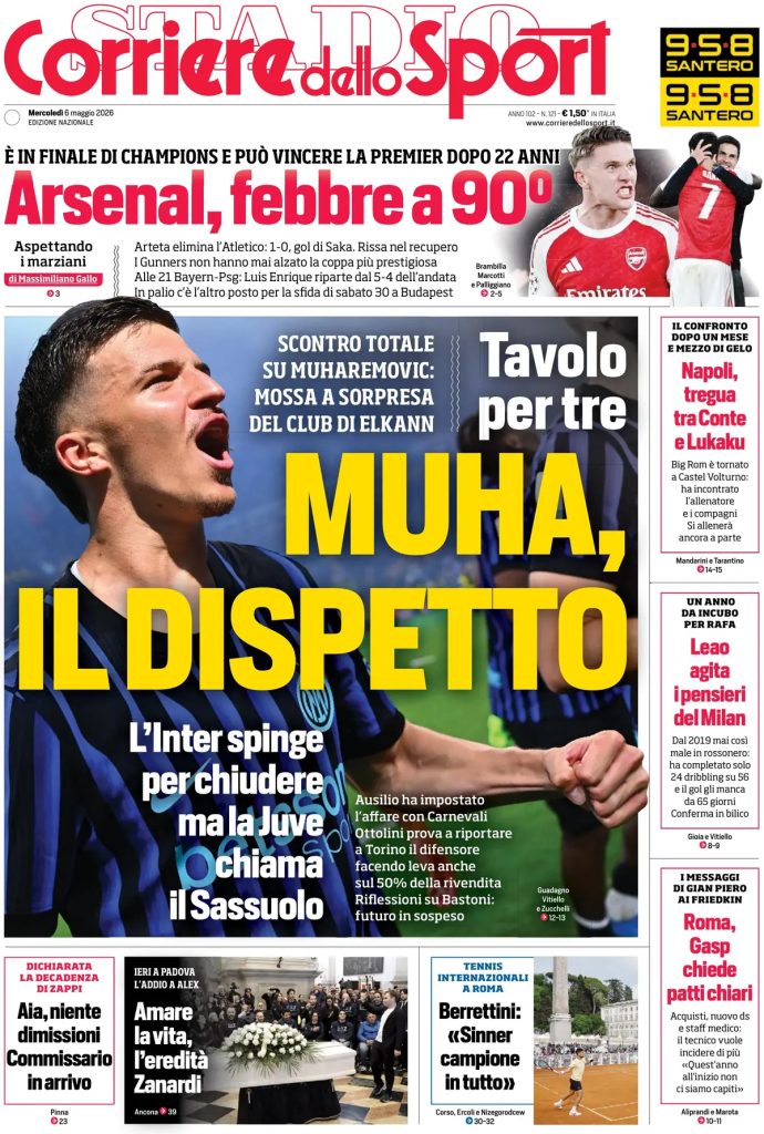 Le prime pagine dei principali quotidiani sportivi – 6 maggio 28 image 4