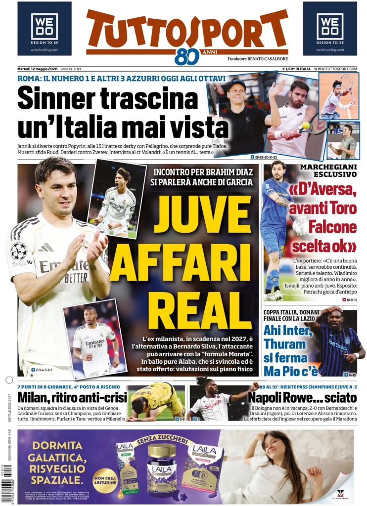 Le prime pagine dei principali quotidiani sportivi – 12 maggio 29 image 9
