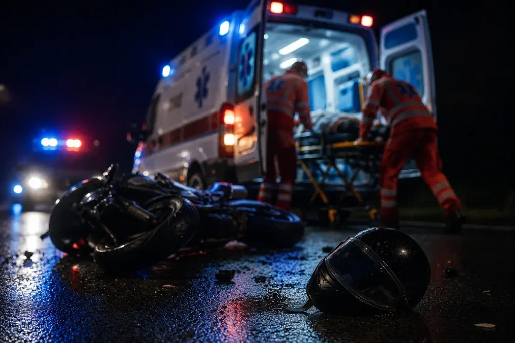 incidente in moto
