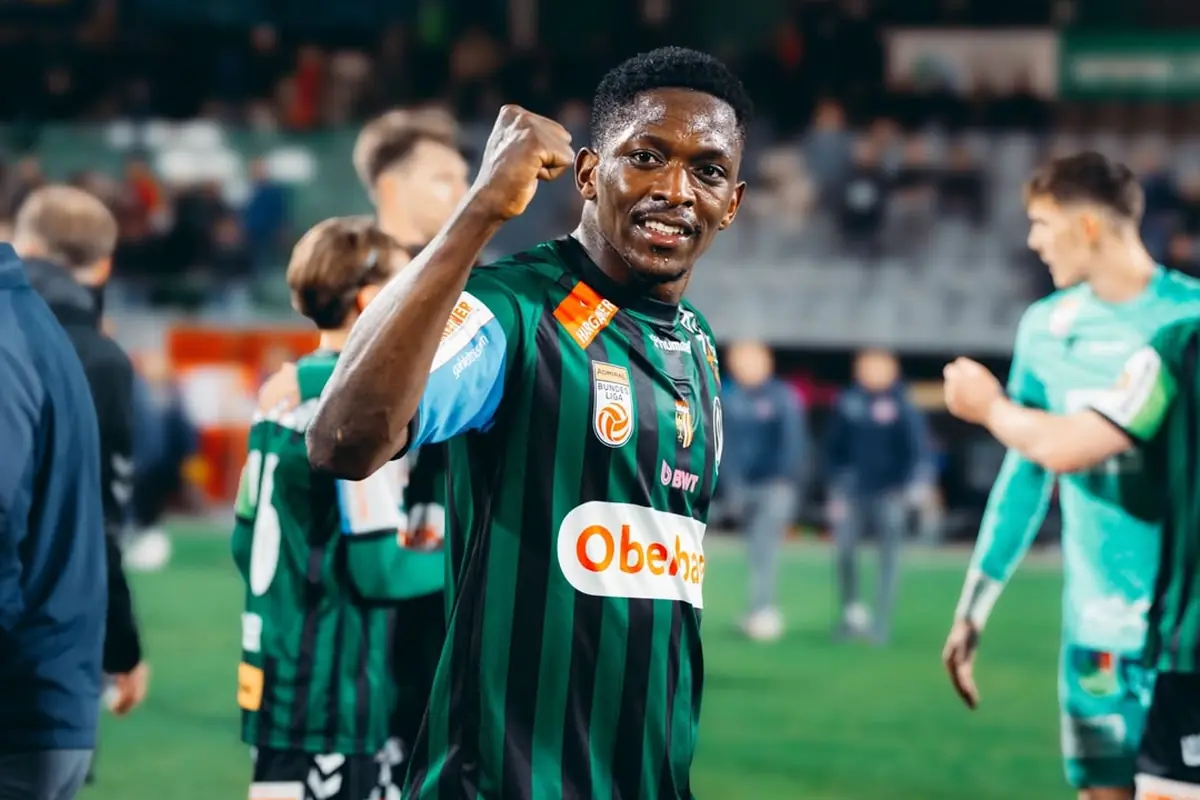 Un capocannoniere per il Cagliari: il piano per il bomber del futuro 27 Mutandwa esulta con la maglia del Ried