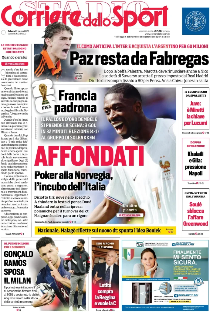 Corriere dello sport 025234iqkc31e