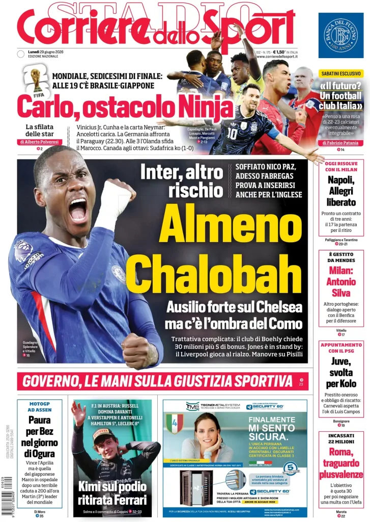 Corriere dello sport 0632035ylabnj