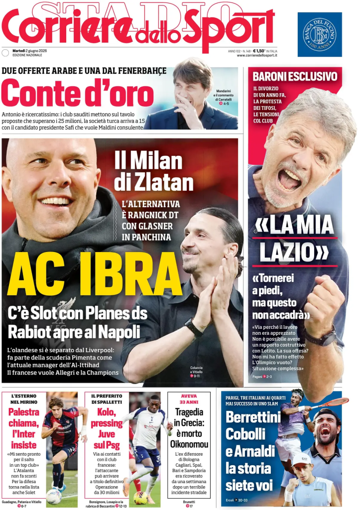 Rassegna stampa Cagliari: prime pagine quotidiani sportivi - 2° giugno 2026 29 image 3