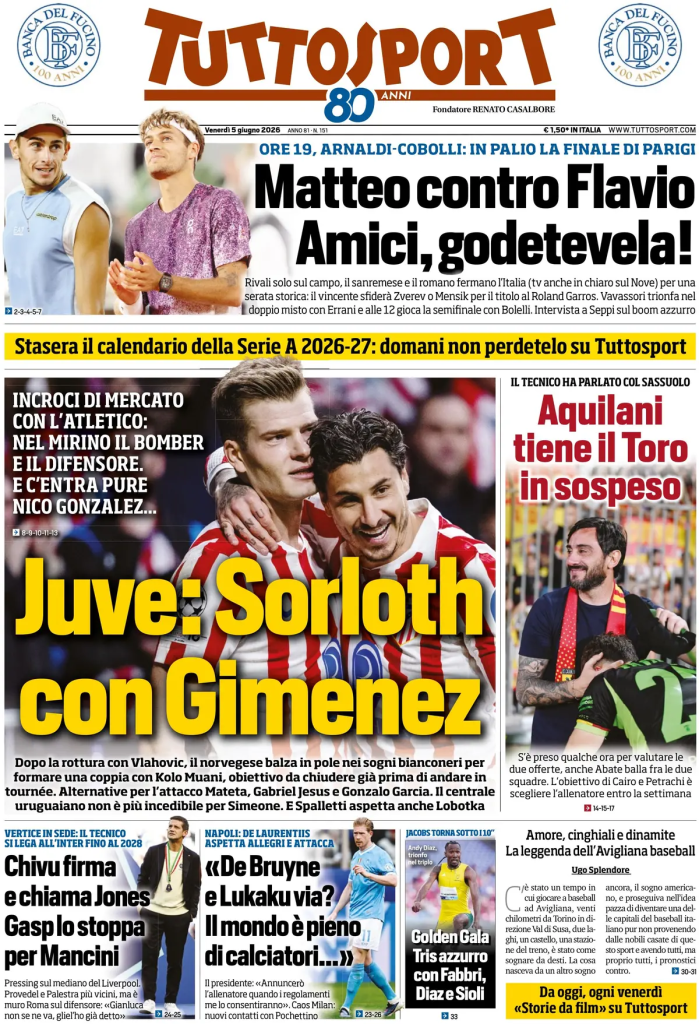 Le prime pagine dei principali quotidiani sportivi – 5 giugno 29 image 7