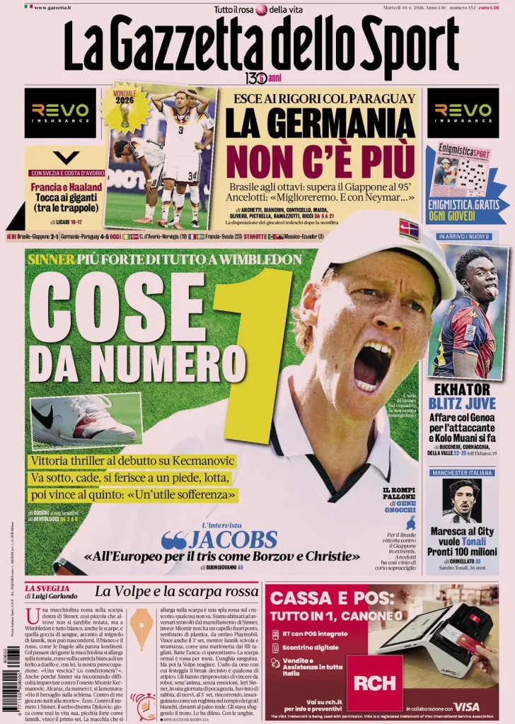 La gazzetta dello sport 0333026ubd59r