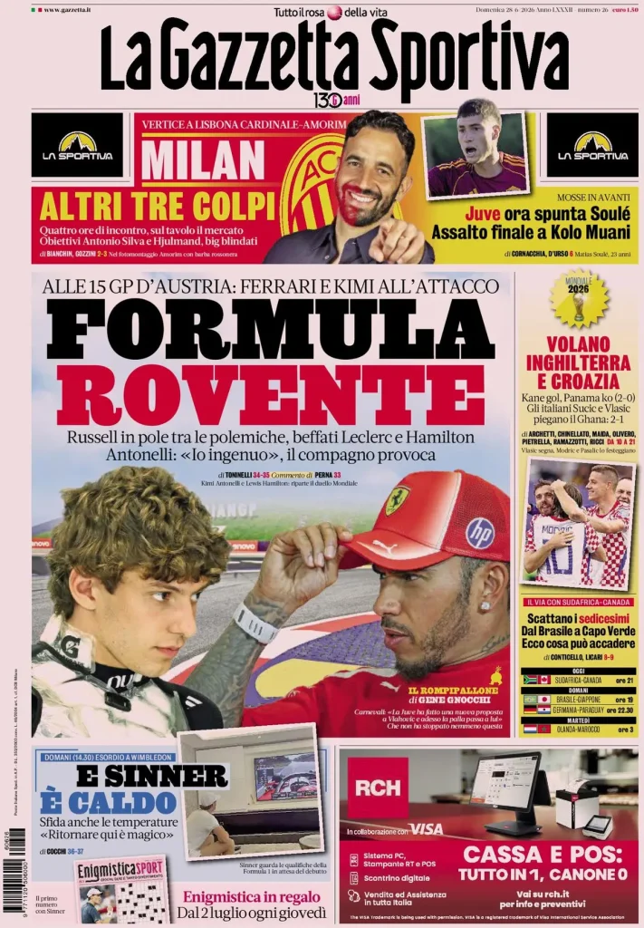 La gazzetta dello sport 0333033mbagu3