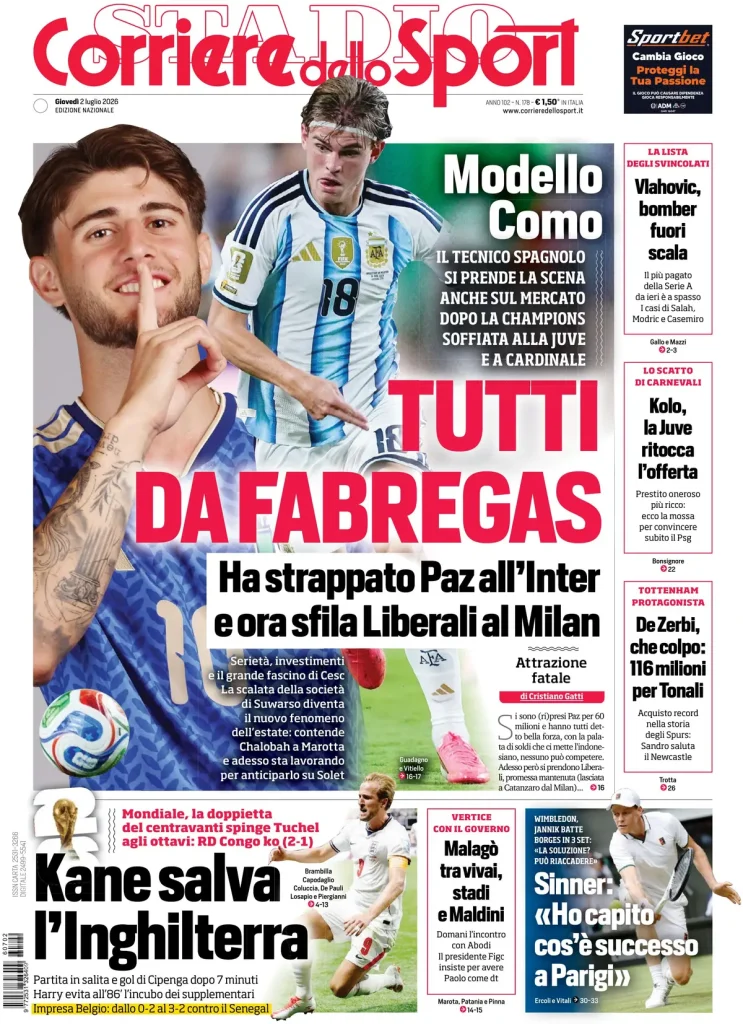 Corriere dello sport 022513973a81a