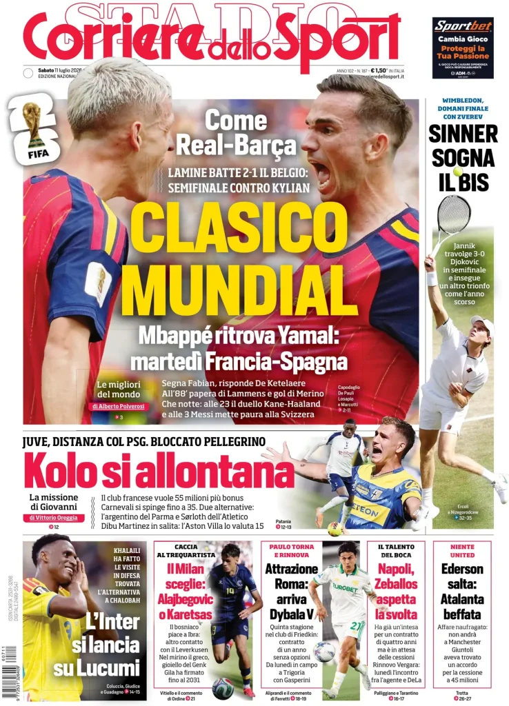Corriere dello sport 0231007tl9vkk