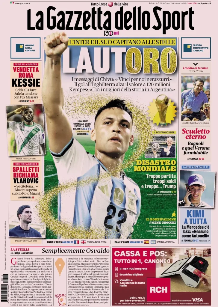 La gazzetta dello sport 033302vcy2801