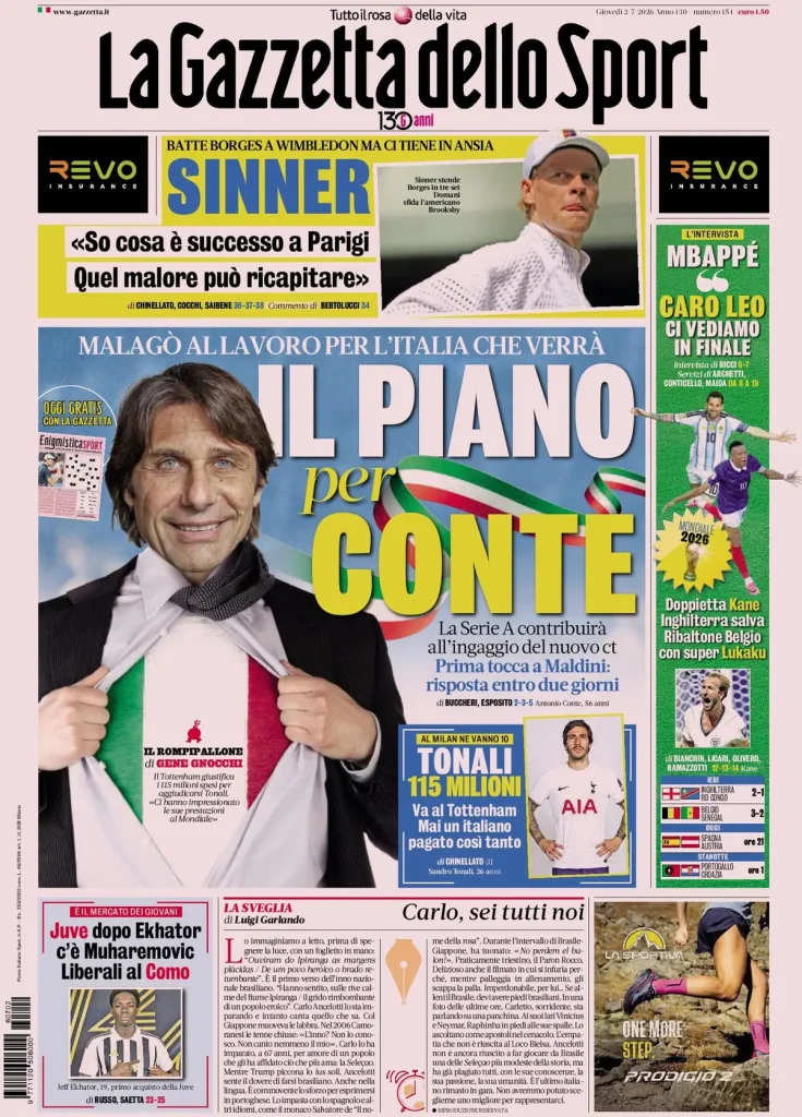 La gazzetta dello sport 033432vm89cvc