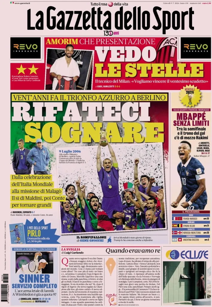 La gazzetta dello sport 034033ywe2q5g