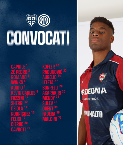 Convocati Cagliari