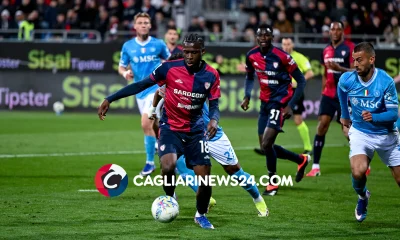 Othniel Raterink in campo nella partita contro il Napoli