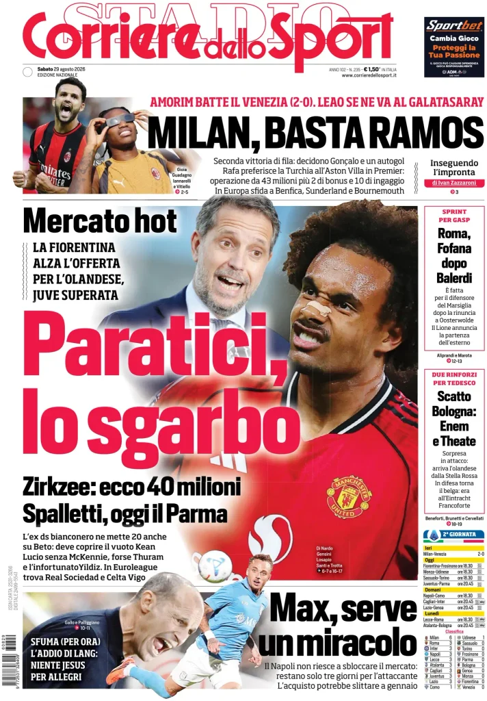 Corriere dello sport 0203091ko5abh