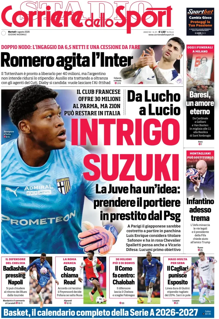 Corriere dello sport 0208081td5s8q