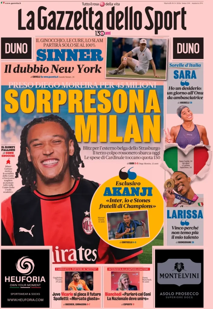 La gazzetta dello sport 024511nyp8vku
