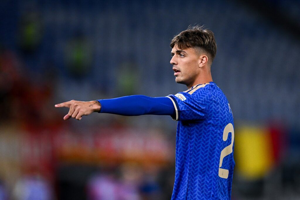 .nella foto: Daniel Maldini in Nazionale. Italia