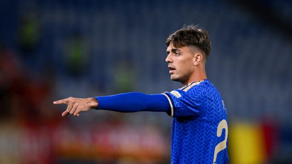 .nella foto: Daniel Maldini in Nazionale. Italia