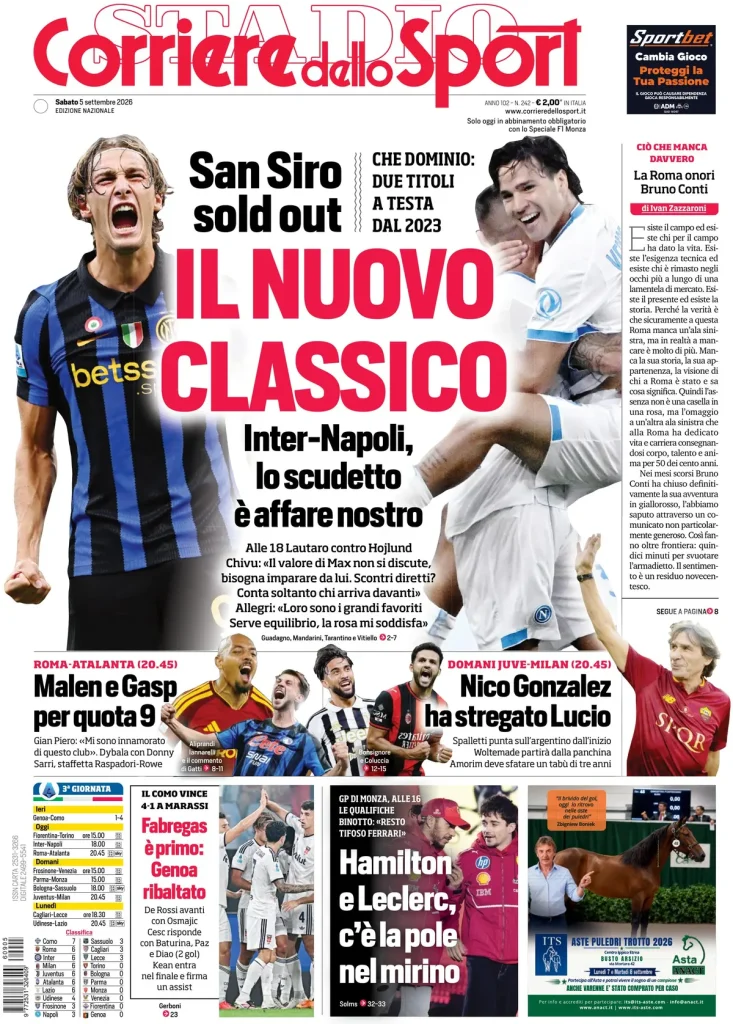 Corriere dello sport 020309cp423bm