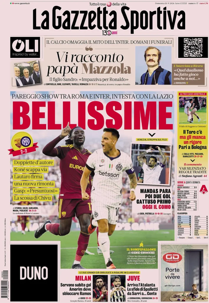 La gazzetta dello sport 031806ewo6knm