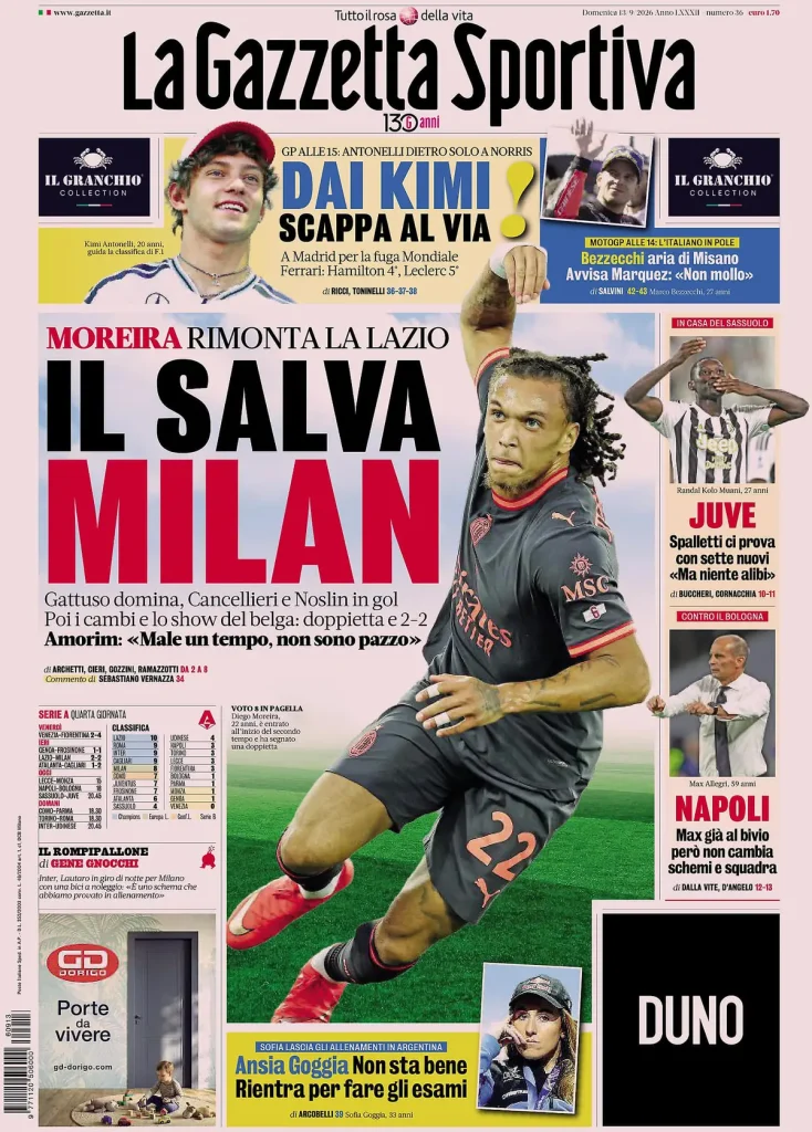 La gazzetta dello sport 0319320893zs3