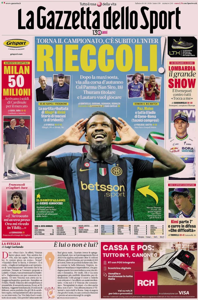 La gazzetta dello sport 0315107rv7kzn