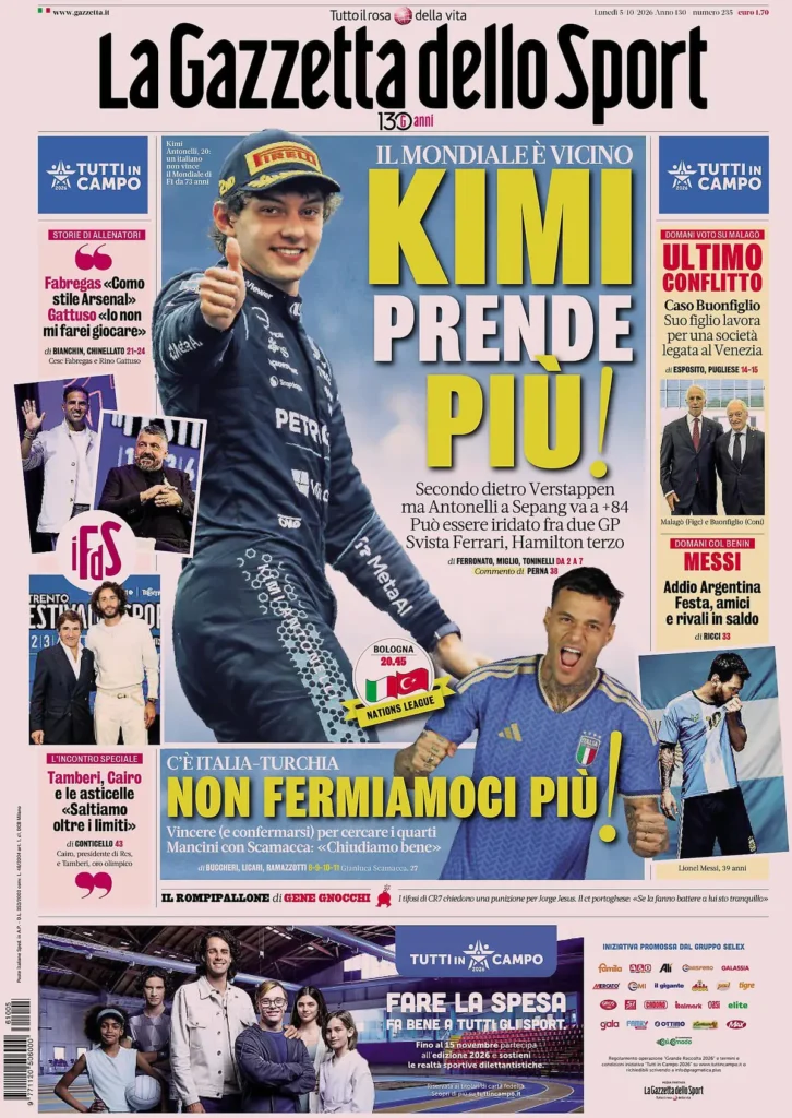 La gazzetta dello sport 032302q2t43gl