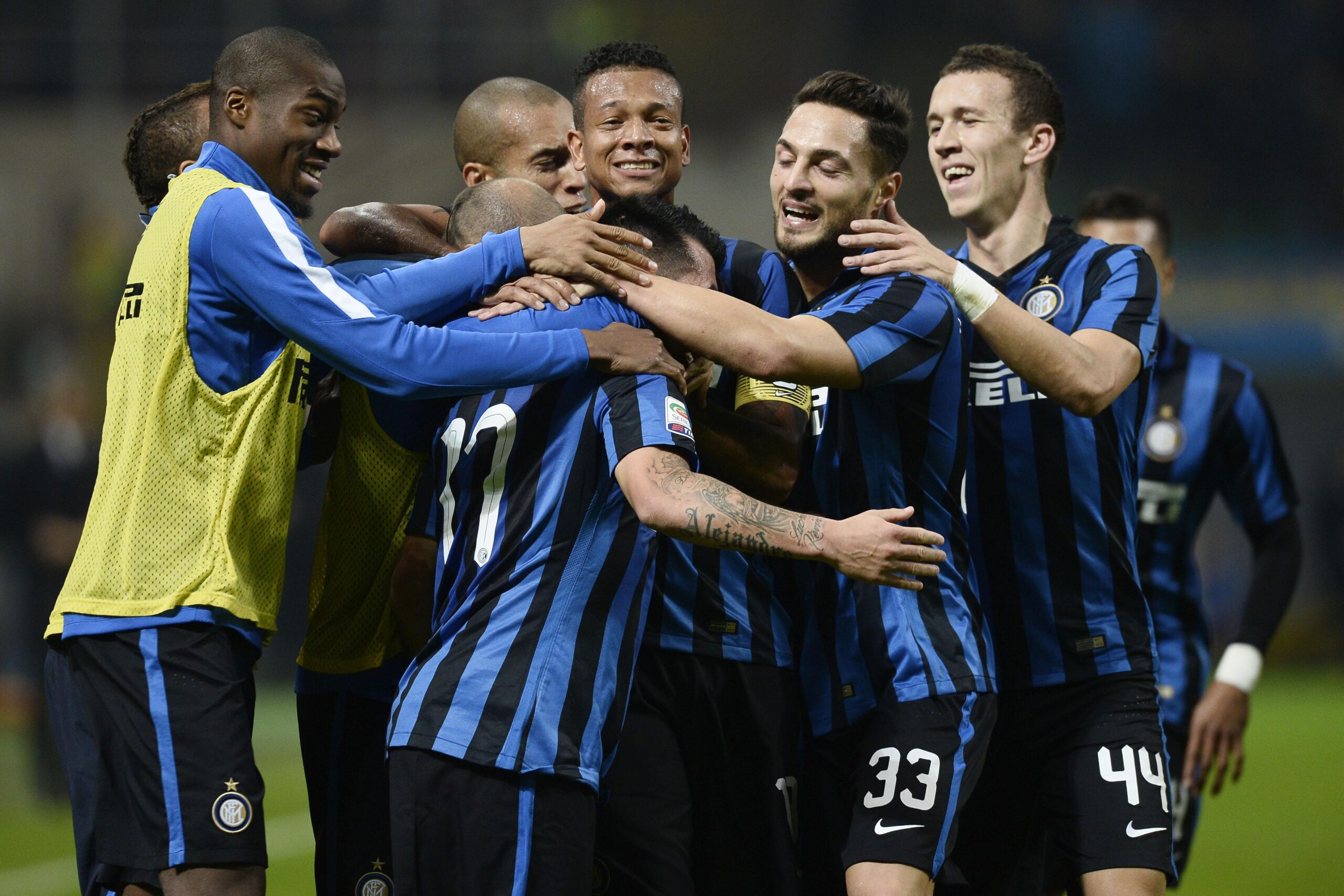 Joao Mario: «Per il Cagliari sarò pronto. Inter in costruzione, normali le difficoltà» 26 inter esultanza novembre 2015 ifa scaled