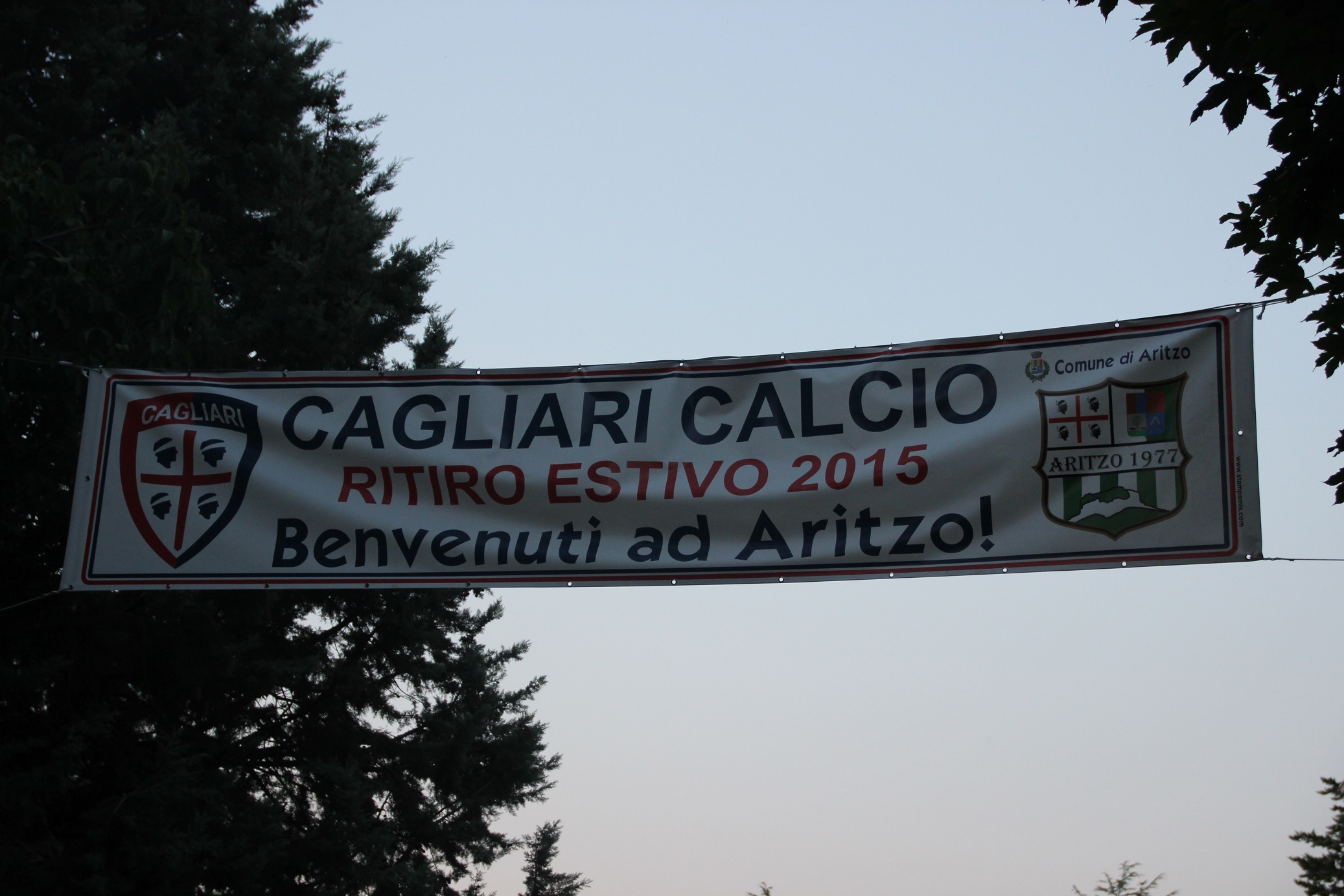 aritzo striscione benvenuti