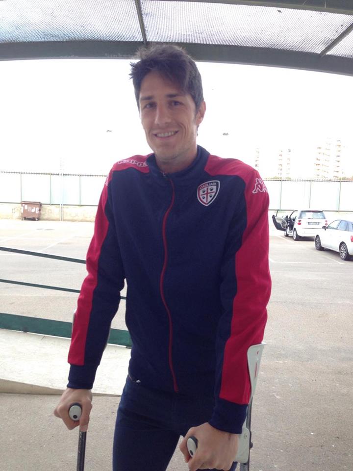 Melchiorri: «Finalmente in Serie A» (VIDEO) 26 melchiorri stampelle