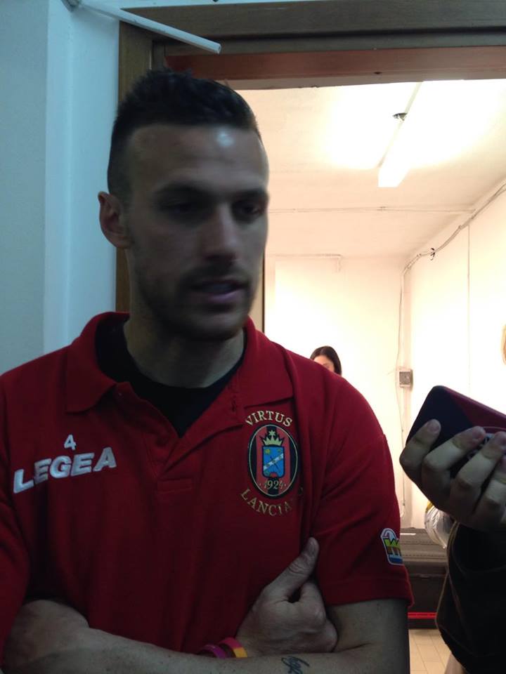 MIXED ZONE - Lanciano, Salviato: «Potevamo vincere. La penalizzazione? Siamo uomini veri» 26 salviati lanciano
