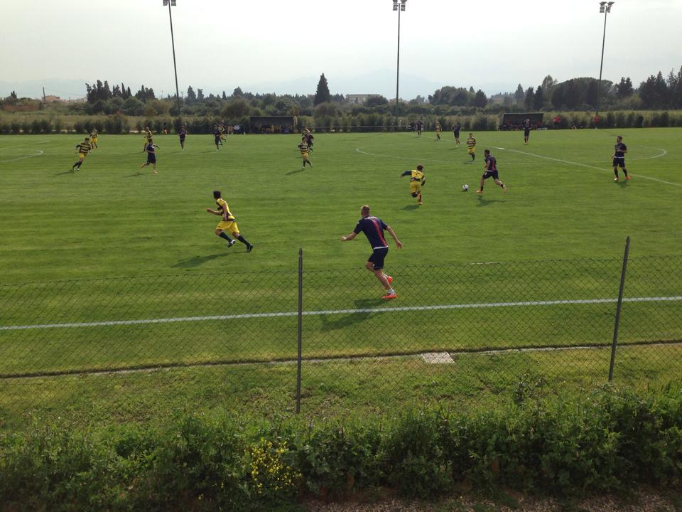 Cagliari-Muravera, primo tempo sul 2-0: Sau scatenato! 26 cagliari muravera amichevole