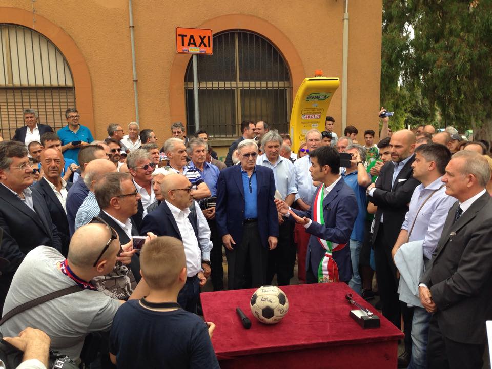 inaugurazione viale campioni d italia