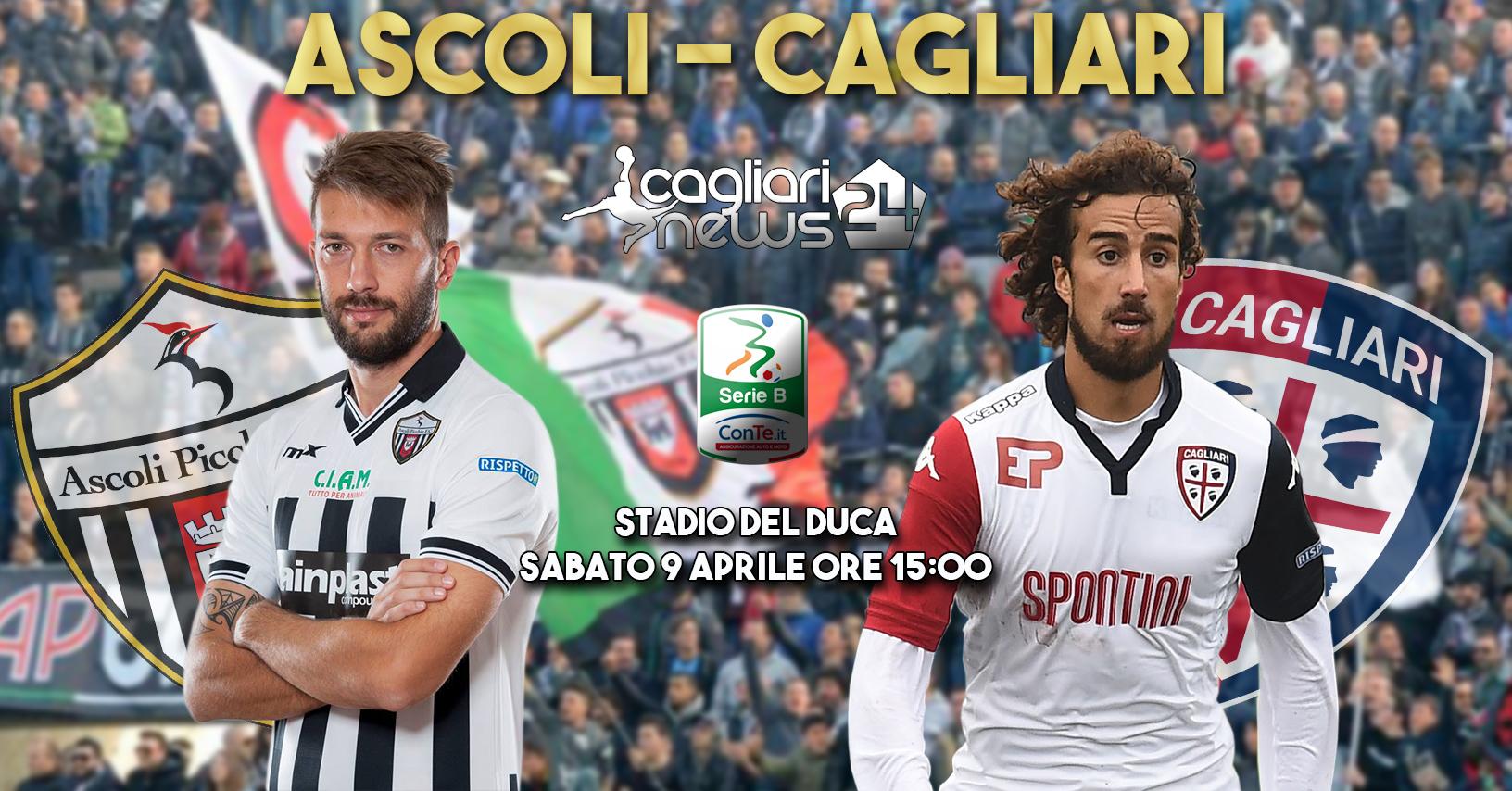 Ascoli-Cagliari, le probabili formazioni 26 ascoli cagliari