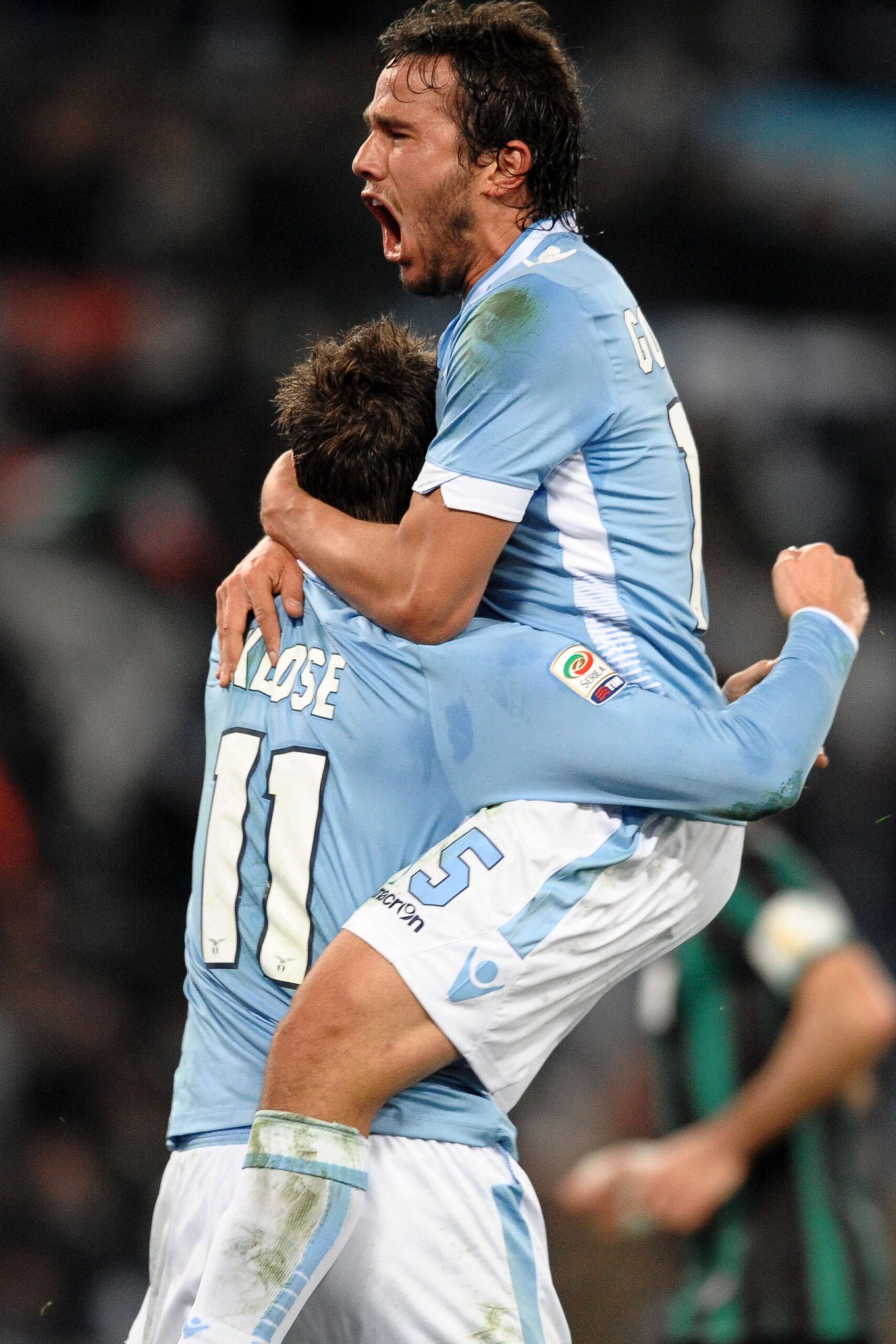 Klose a Sky: «Felice per i tre punti, volevamo il terzo posto» 26 klose esulta lazio febbraio 2014 ifa scaled